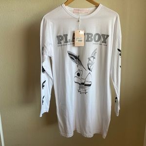 NWT Playboy x Missguided Shirt Dress
